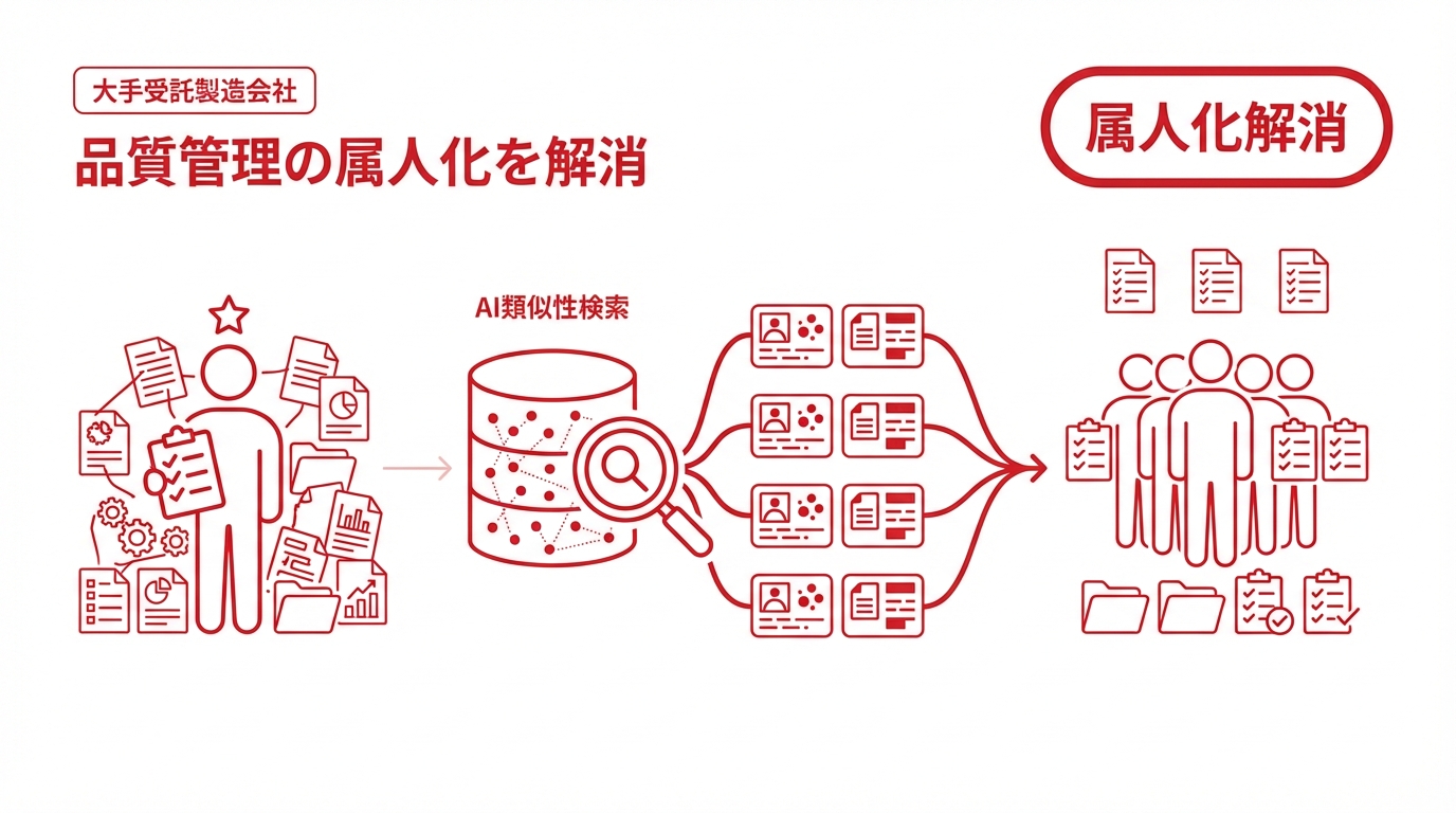 品質管理業務の属人化を解消