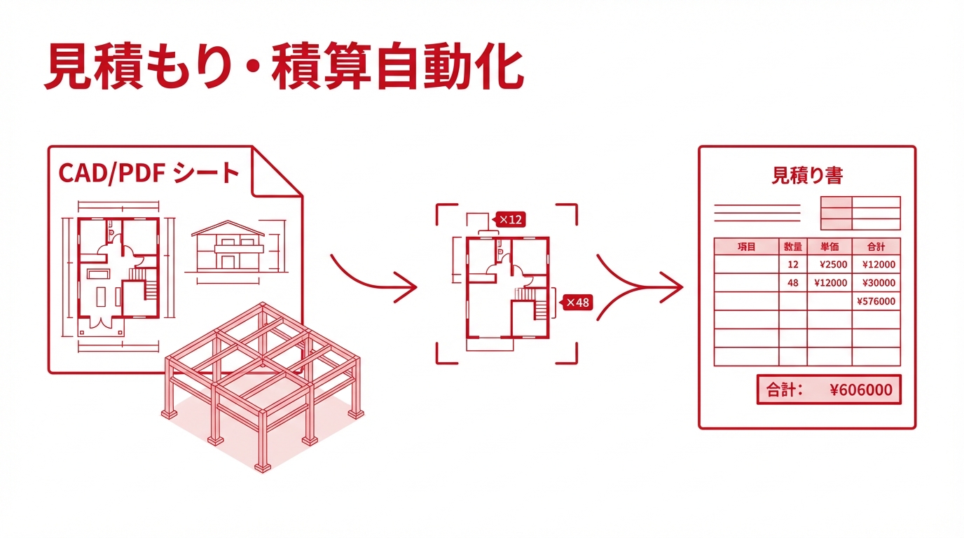 見積もり・積算自動化